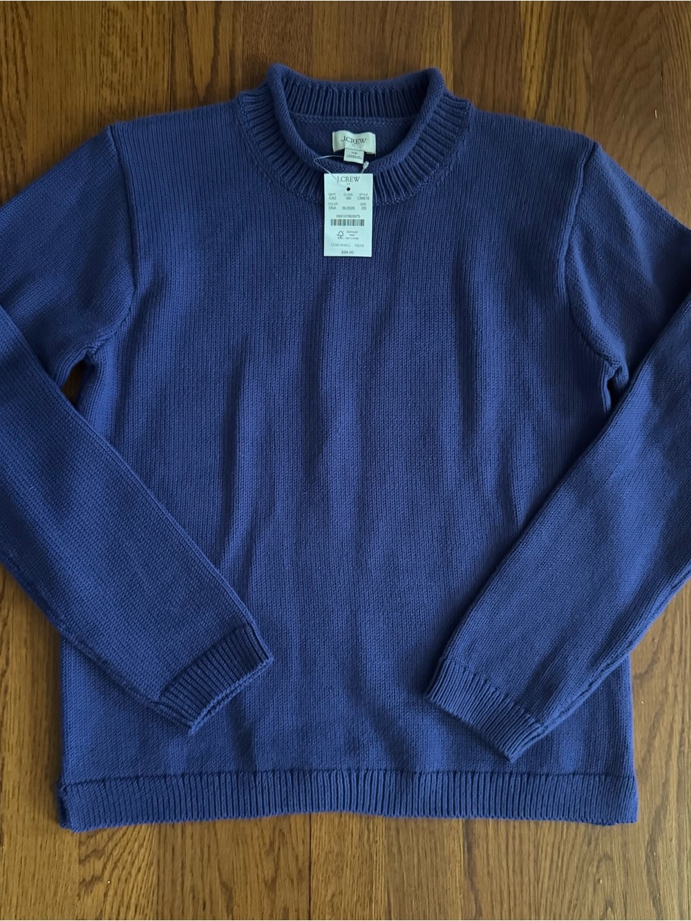 J. Crew Women's Crewneck Sweater in Periwinkle Blue